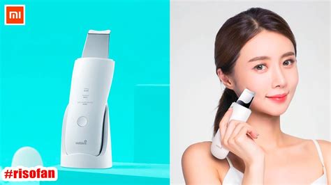 new xiaomi ultrasonic facial skin scrubber deep face cleaning youtube
