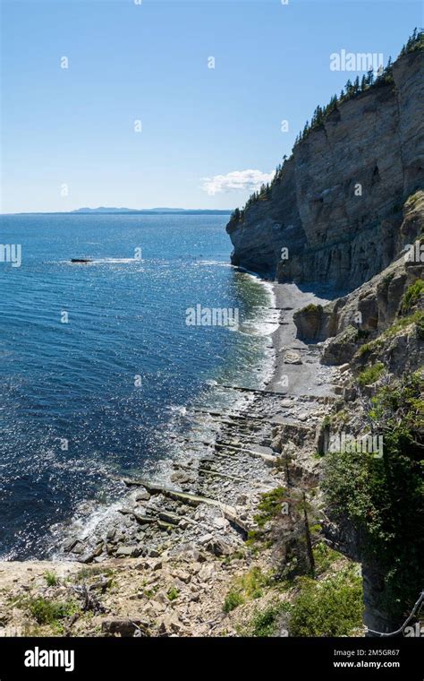 View Of Forillon National Parc In Gaspesie Peninsula During A Sunny Day