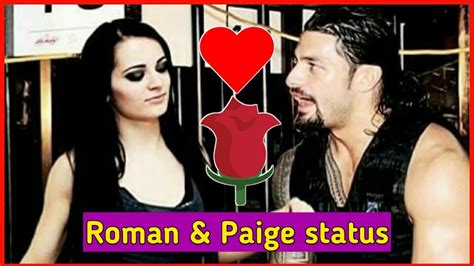 Roman Reigns And Paige Love Story Whatsapp Status Roman And Paige
