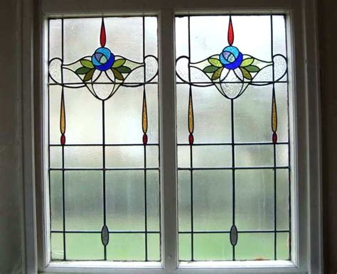 Stained Glass Look Window Film Decorative Faux Stained Glass Window