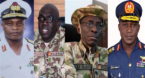 Our deepest condolences to the family & friends of the late chief of army staff, lt. Meet Nigeria's New Service Chiefs - Arise News