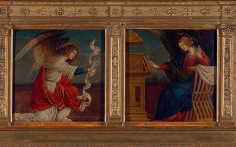 Panels From An Altarpiece The Annunciation The National Fare Arte Arte