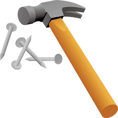 Hammer Nail Clipart Hammer And Nails Png Download Full Size Clipart