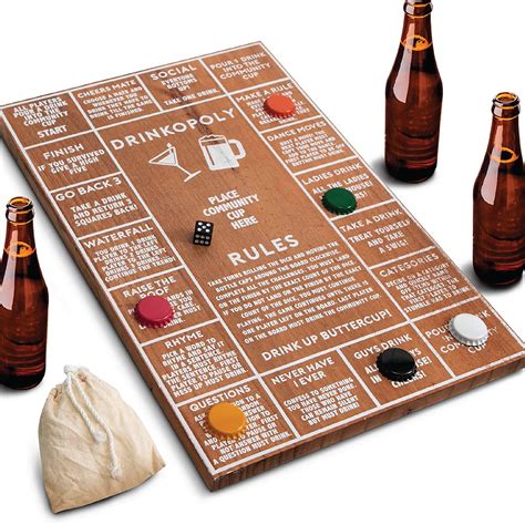 Hammer Axe Drinkopoly Game For Adults Fun Drinking Games For Bars