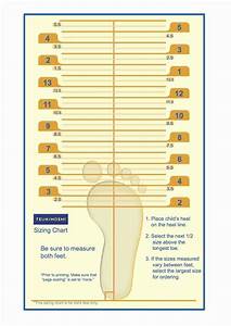 Printable Foot Measuring Chart