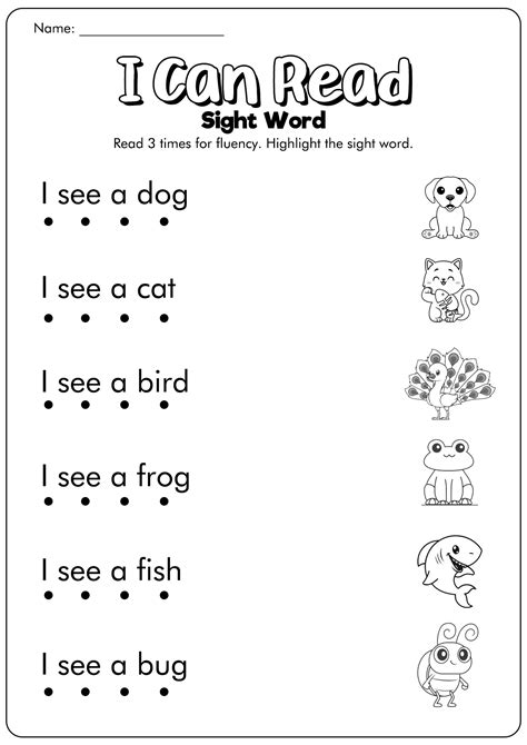 17 Simple Sentences For Kindergarten Worksheet