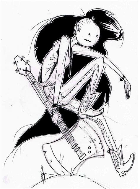 Marceline And Her Bass By Wish Ng On Deviantart
