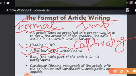Article writing samples for class 10. Article Writing Class VIII - YouTube