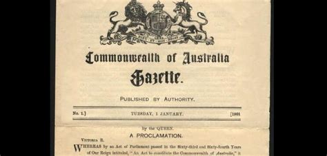 Government Gazettes National Library Of Australia