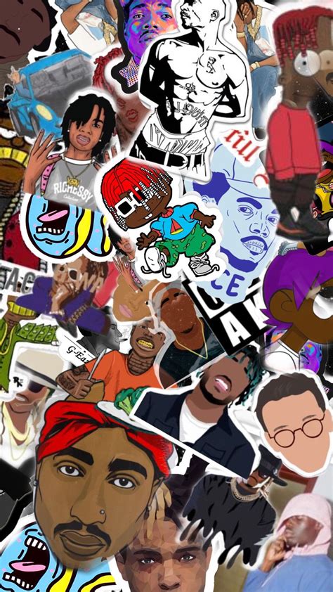 Rapper Collage Wallpapers Wallpaper Cave