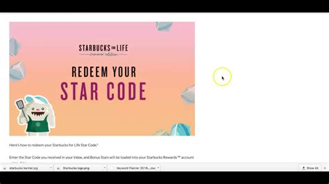 Star Code Starbucks How To Redeem Your Starbucks Rewards Youtube