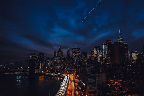 Newyork Night Buildings 4k Hd Photography 4k Wallpapers Images