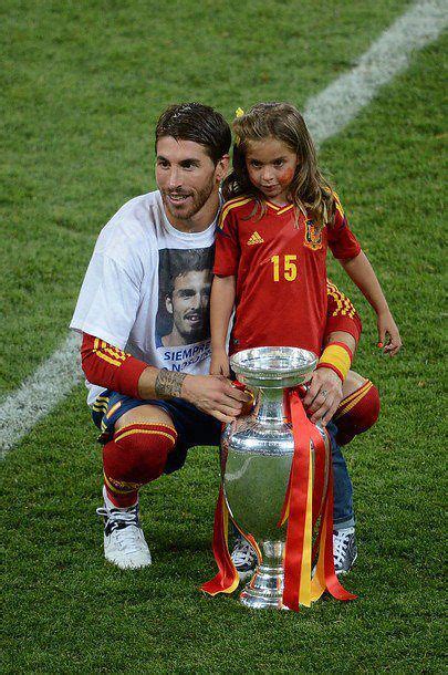 Sergio Ramos With His Daughter And Uro Cup Abdullah Al Mamun Flickr