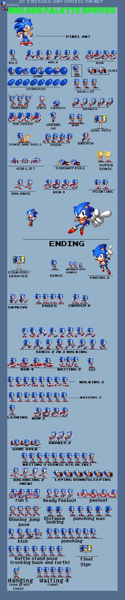 Another Updateclassic Sonic Sheet By Souptaels On Deviantart