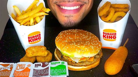 Asmr Burger King Tacos Impossible Burger Whopper Chicken Nuggets Eating