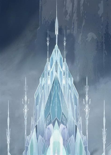Frozen Elsas Ice Castle Disney Concept Art Frozen Wallpaper