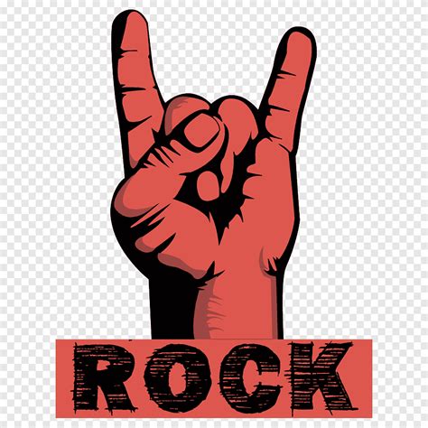 Illustration De Geste De La Main Rock Musique Rock Rock Classique