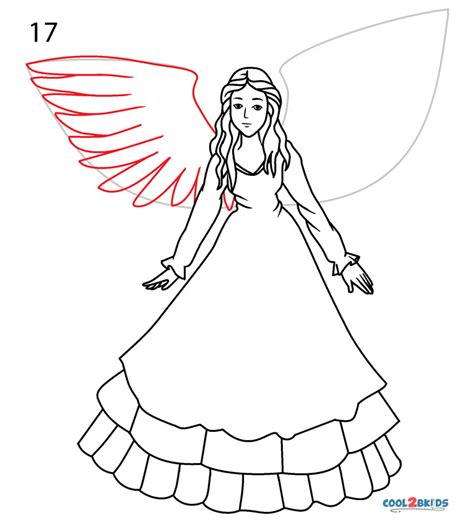 How To Draw An Angel Step By Step Pictures