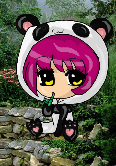 Cute Panda Chibi Girl By X Xanimenerdx X On Deviantart