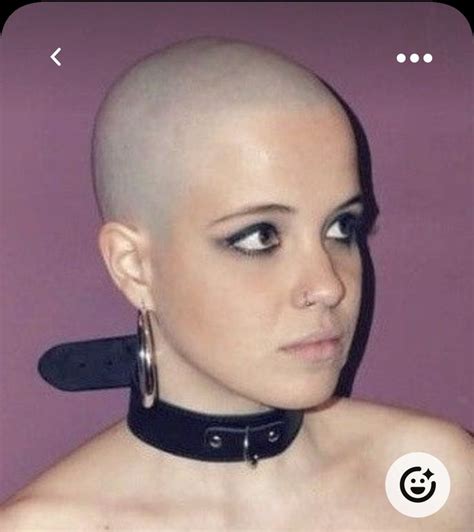 Dog Collar Head Shave 💈 Shaved Hair Women Girls With Shaved Heads