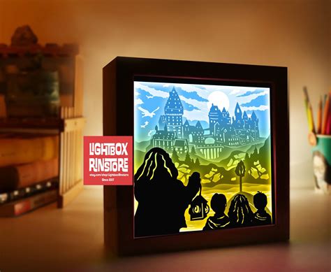 BOGO #118 Harry Potter Paper Lightbox Template SVG, 3D Shadow box