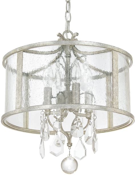 15w Blakely 4 Light Pendant Antique Silver Foyer Lighting Fixtures