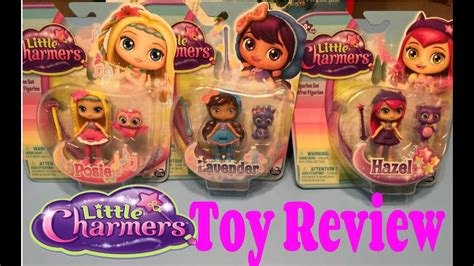Little Charmers Lavender Hazel And Posie Figure Review Youtube