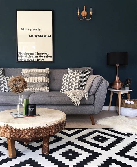 For a more toned down dark green this shade is perfect for those of you that want green but aren't sure about going super dark. Pin by Nicole Fangue on Living Room Decor Ideas | Copper living room, Teal living rooms, Dark ...
