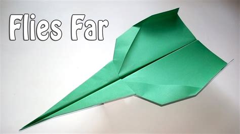 How To Make A Paper Airplane That Flies 100000 Feet Youtube