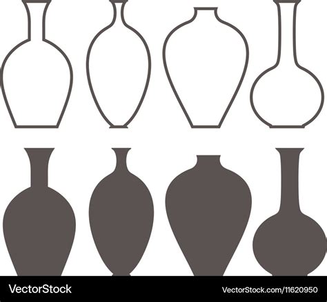 Vase Outline Svg
