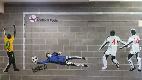 the real banksy recreates that save against pele football news sky sports