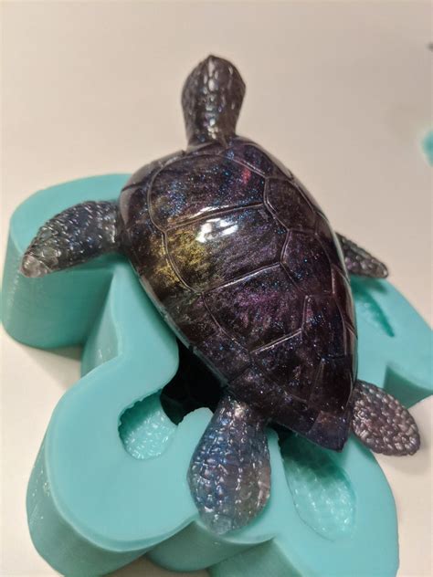 Large Turtle Mold Hyper Realistic Sea Turtle Mold Ocean Lover Etsy Canada