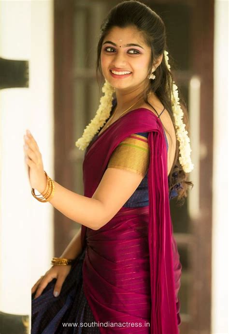 Vj Archana In Half Saree Photoshoot Stills South Indian Actress In