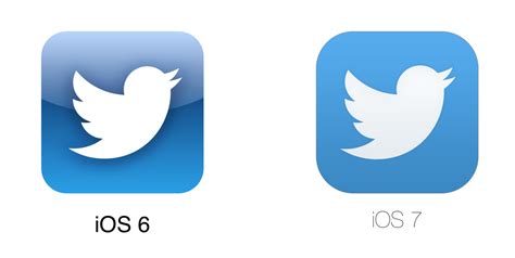 Boost your twitter growth with who unfollowed me ios app! Twitter app icon before/after iOS 7 | Ios 7 icons, Ios 7 ...