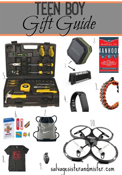 But need not lose all strength, here are some cute gift ideas for guys that they secretly want but rarely says so, and it will absolutely make you win his heart all over again. Teen Boy Gift Guide - Salvage Sister and Mister