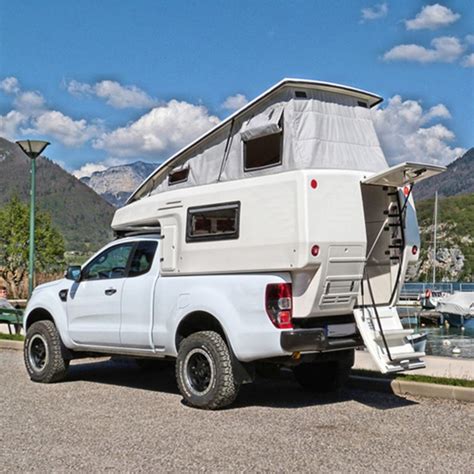 2022 News Expedition Fiberglass Pop Up Truck Camper With Double Bed