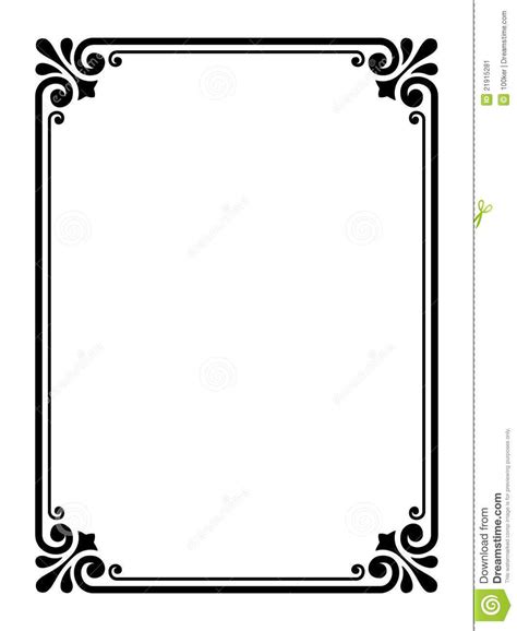 Filigree Border Clipart Free Download On Clipartmag