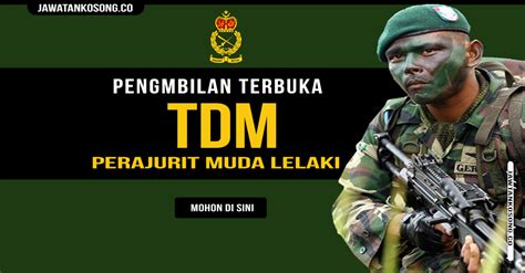 Pengambilan Terbuka Tentera Darat Malaysia Tdm
