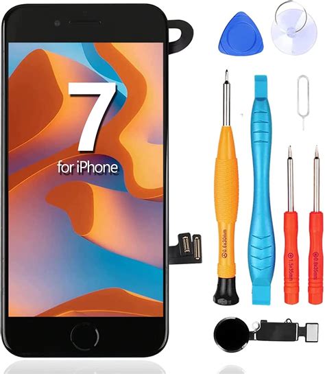 Ayake For Iphone 7 Screen Replacement With Home Button Full Assembly