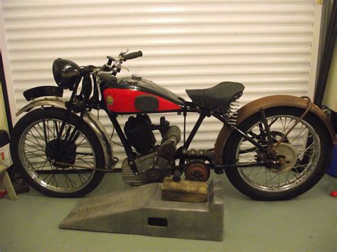 Vintage Triumph Motorcycle 1930 Model Nsd 550cc