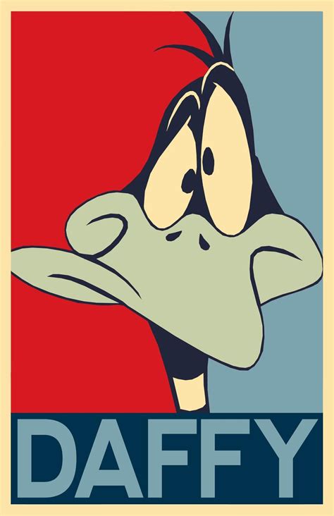 Daffy Duck Pop Art Illustration 2 Looney Tunes Warner Bros Etsy In