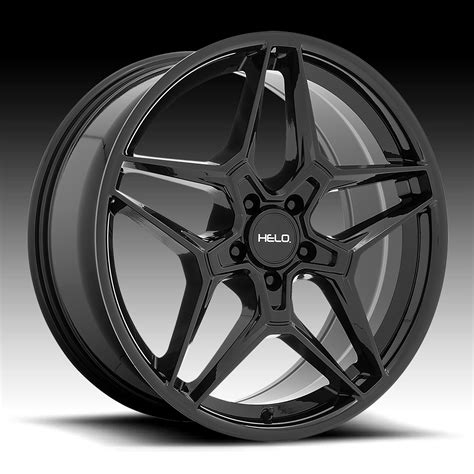 Helo He919 Gloss Black Custom Wheels He919 Helo Custom Wheels Rims