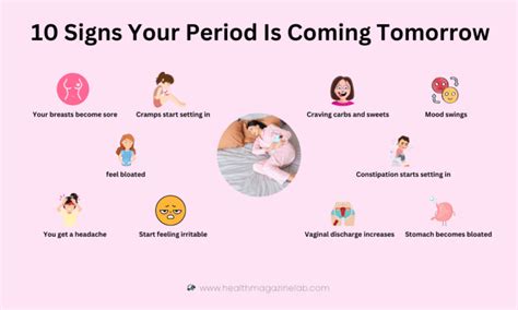 10 Signs Your Period Is Coming Tomorrow What To Look Out For