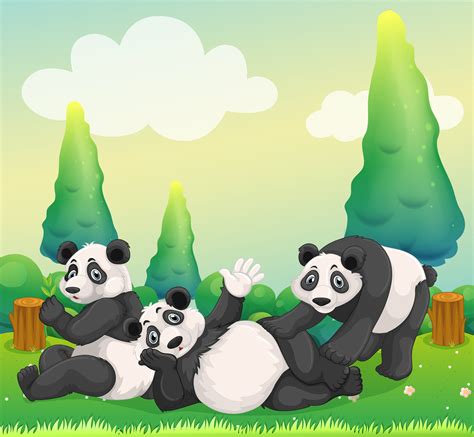 Pandas Vector Clip Art Royalty Free Pandas Clipart Vector Eps My Xxx