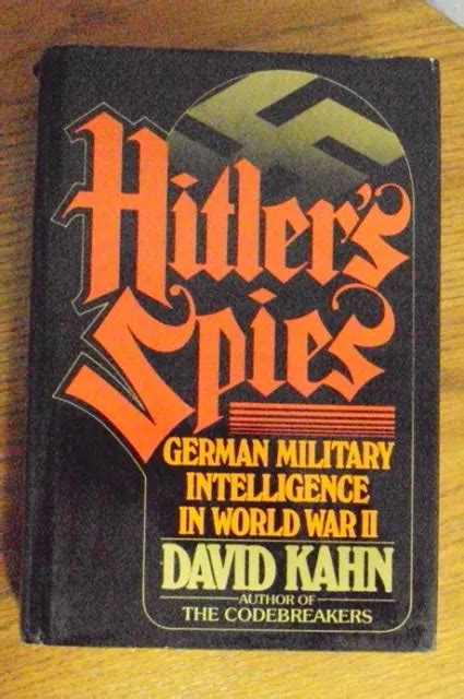 Hitler S Spies German Military Intelligence In World War Ii First Edition 1978 7 00 Picclick