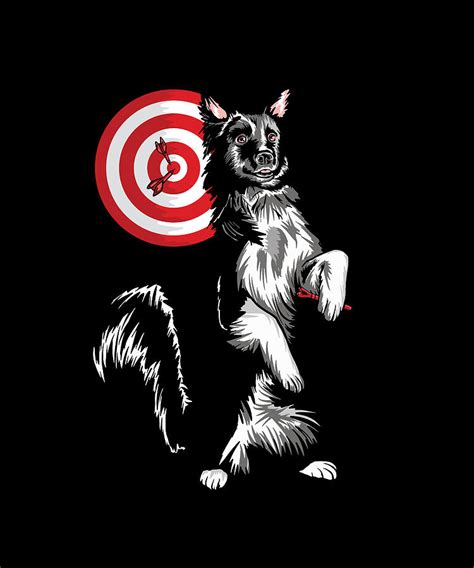 Darts And Dogs Dog Holding A Dart Digital Art By Norman W Pixels