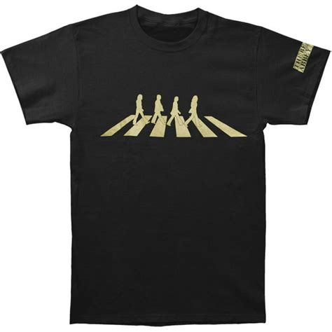 Beatles Mens Abbey Road T Shirt X Large Black