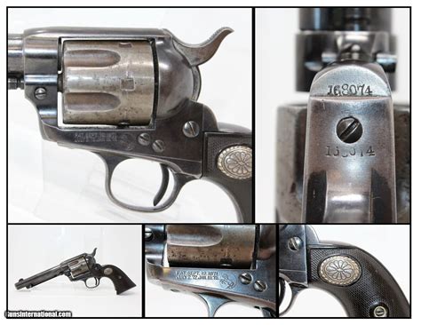 Antique Colt Peacemaker Saa 41 Caliber Revolver