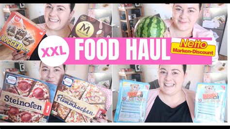 XXL FOOD HAUL NETTO 101 WOCHENEINKAUF FAMILIE Fräulein Jasmin YouTube