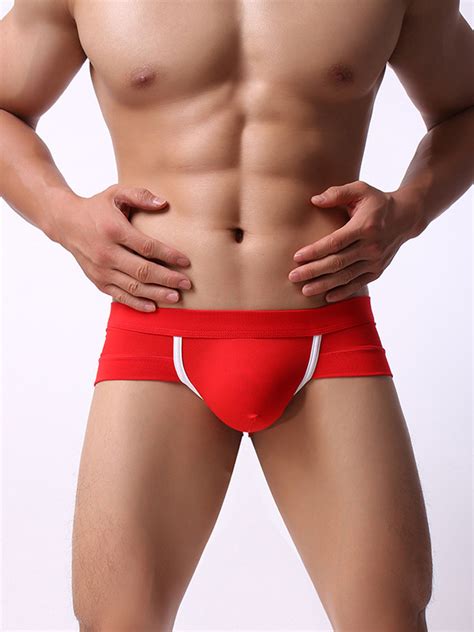 4 Pcs Modal Breathable Underwear U Convex Pouch Briefs Mr Saker